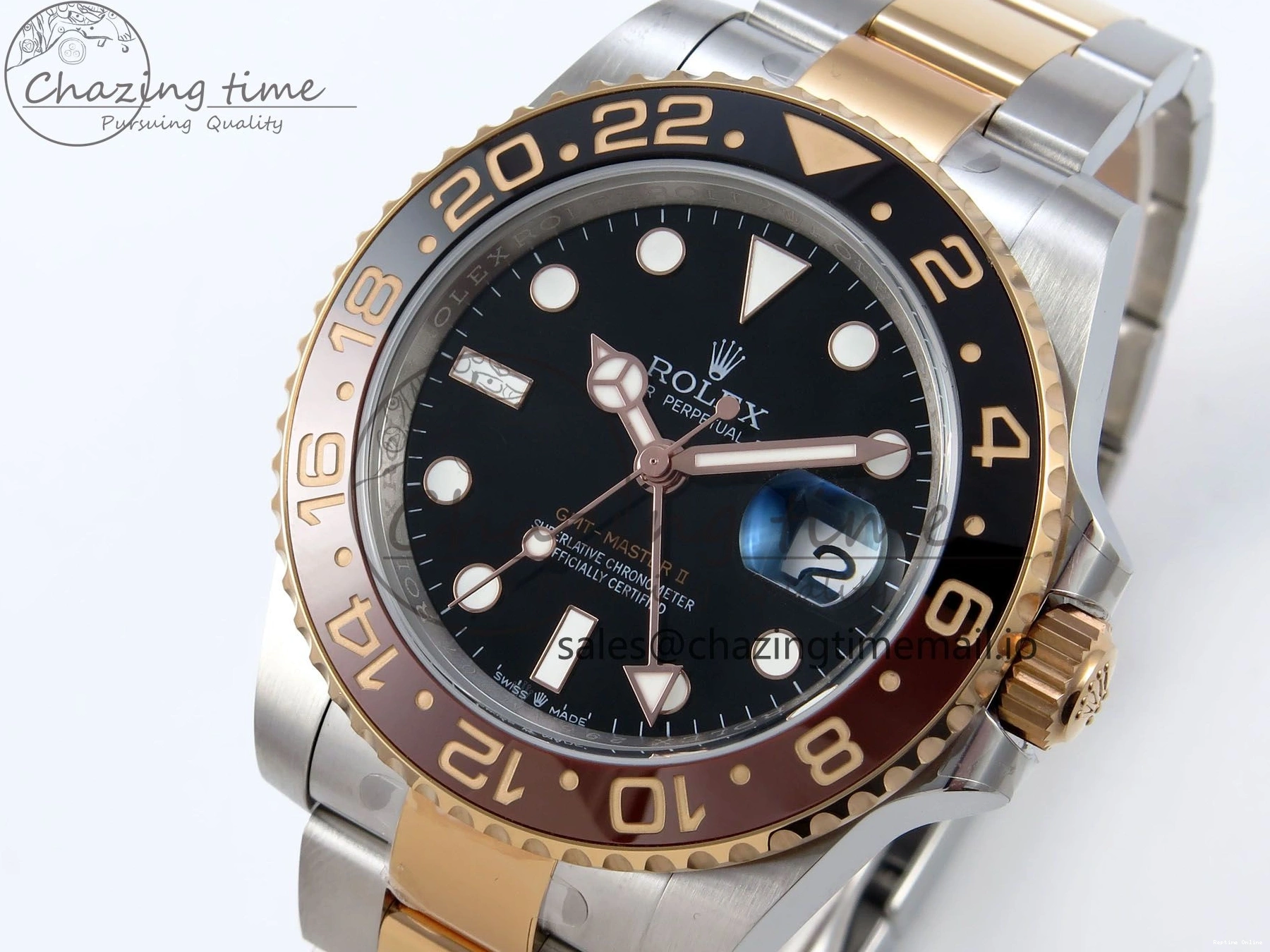 0410 StreetReady GMT-Master II 126711 CHNR Black Brown Ceramic 904L Steel EWE 1:1 Best Edition on Oyster Strap EWE3285 V 819